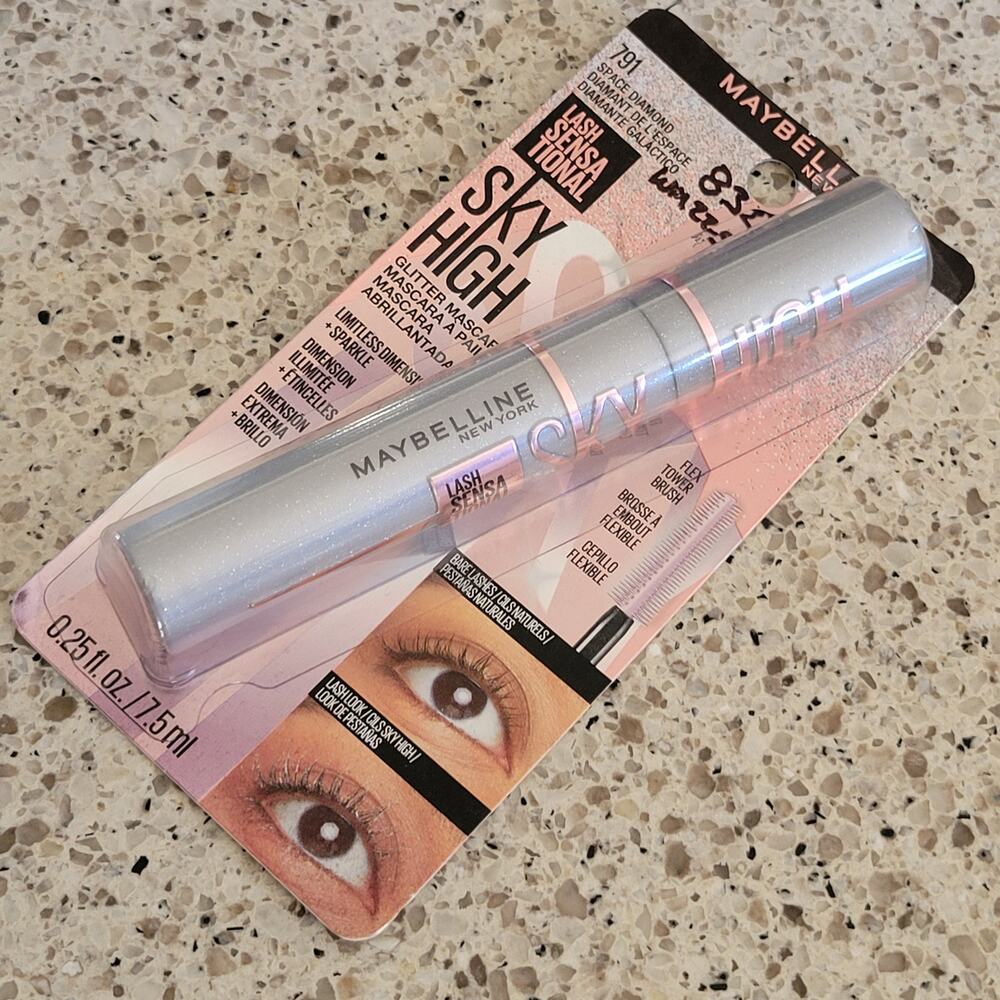Maybelline Lash Sensational SKY HIGH Glitter Mascara Topper Space Diamond✨️NIP✨️